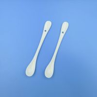 创意咖啡勺子可爱陶瓷长柄搅拌勺精致婴儿辅食喂勺蜂蜜勺长把瓷勺 A款10支装