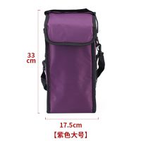 手提保温包加厚大号便当包保温箱保温饭盒袋便当袋保温桶套保温袋 紫红色 (大号)
