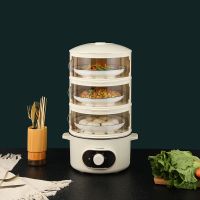 保温菜罩电加热智能插电饭菜多层家用冬季剩菜食物防尘餐桌盖神器 菜罩+智能电热锅[米色] 底座5个+盖子1个[侧开门加厚款