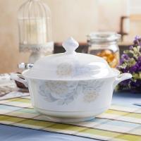 碗碟景德镇釉中彩高档骨瓷碗盘勺家用DIY 自由组合餐具送礼陶瓷碗 富贵煲