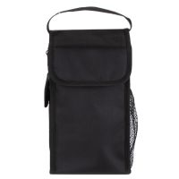 加厚大中小号饭盒袋保温桶袋子防水手提圆形苏泊尔焖提锅袋便当盒 黑色2.4L--2.6L