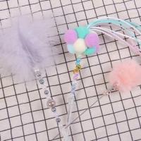 猫玩具逗猫棒加长仙女逗猫棒宠物猫咪训猫棒自嗨耐咬用品逗猫神器 随机两支