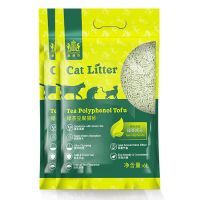 耐威克绿茶味香型无尘除臭豆腐猫砂6L*2包豆腐砂渣猫沙猫咪用品 绿茶豆腐猫砂6L*2包