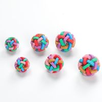 宠物磨牙玩具发光七彩铃铛球狗狗发声玩具磨牙耐咬解闷陪伴防拆家 铃铛+闪光[大号2个装]