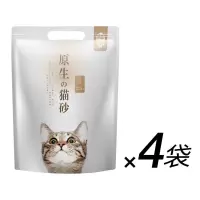 原生豆腐猫砂 猫砂用品猫砂豆腐砂 猫砂除臭 杀菌 防臭猫沙子 鲜御原生猫砂4袋(10Kg)
