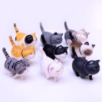 超萌猫咪小玩偶不二马大叔空想造物猫铃铛9款模型手办摆件小橘猫 整套9款