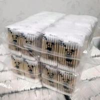 24包装棉签批发木棒化妆棉棒棉花螺旋掏耳朵棉球脱卸妆批发脂双头 96包