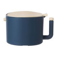 调料盒组合套装四格一体厨房用品盐罐家用大全多格带盖收纳调味盒 [4合1款调味盒]北欧蓝/内赠4个勺