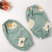 棉布长短款防尘套袖厨房袖套女生士护袖办公袖头袖套长款家美逸 猫咪-长31cm