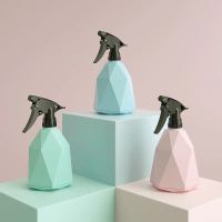 气压式手动浇花喷壶家用洒水壶室内多肉植物喷雾器小型浇水壶 菱形 喷壶 2个装 混色