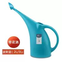 园艺家用小象型浇花壶大容量长嘴绿植喷水壶浇水壶浇花喷壶洒水壶 3L波斯蓝(带花洒)