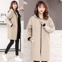 加绒罩衣成人男女厨房防水保暖长袖外套工作服立领帽子可拆卸zt 女士卡其色防水加绒(连帽款) XL码建议90斤-130斤