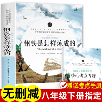 [学校指定版]钢铁是怎样炼成的 初中正版原著完整版小学生初中生怎么样怎么练成六年级八年级课外书必读6-8年级课外阅读书籍