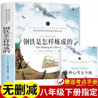 [学校指定版]钢铁是怎样炼成的 初中正版原著完整版小学生初中生怎么样怎么练成六年级八年级课外书必读6-8年级课外阅读书籍