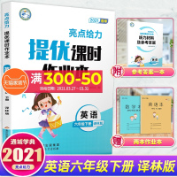 2021春亮点给力提优课时作业本 六年级下册英语苏教版小学6下YL版课本教材同步课时作业提优训练阅读理解期末试卷书天天练