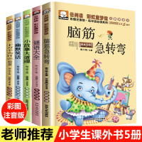 脑筋急转弯大全小学注音版全套5册十万个为什么儿童版 幼儿读物 小学生一年级二年级课外书必读思维训练的书三年级阅读书籍 故