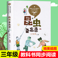 昆虫备忘录三年级课外书必读书籍书老师推荐儿童文学小学生阅读童话故事书语文教材指定少儿读物汪曾祺绘本同步作文素材正版