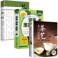 【全3册】 茶艺书籍茶道入门茶书识茶泡茶品茶评茶员培训教材中国茶文化茶叶书籍大全关于茶叶知识的书普洱书籍茶经 陆羽 正版