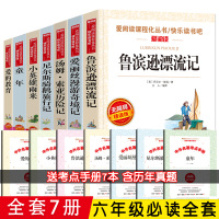 全七册小升初名著阅读六年级课外书童年爱的教育鲁滨逊漂流记汤姆索亚历险记爱丽丝漫游奇境记小英雄雨来骑鹅旅行记课外书籍