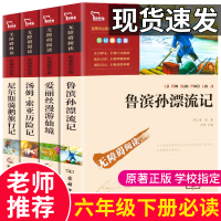 鲁滨逊漂流记正版小学生六年级必读课外书 商务印书馆爱丽丝漫游奇境仙境快乐读书吧下册下学期 汤姆索亚历险记骑鹅旅行记阅读书