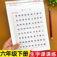 六年级字帖下册语文同步生字写字帖全套练字帖人教版小学课本写字每日一练课课练小学生练字训练本儿童钢笔楷书正楷硬笔书法下