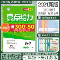 2021春版亮点给力大试卷七年级下册数学江苏版苏教初一7下初中实验班教材同步全解学霸复习辅导书资料试卷书教辅练习册课时作