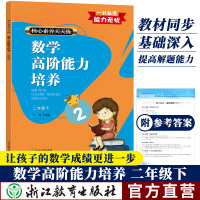 数学高阶能力培养 二年级下 核心素养天天练 小学2年级课时作业本小学生课堂训练课前课后同步天天练习题册期末复习浙江教育出