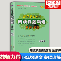 2020新版小学语文考试阅读真题精选专练详解四年级上册下册 小学4年级语文阅读理解专项训练书考试真题分类突破训练练习题6