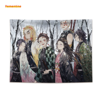 动漫鬼灭之刃背景布ins挂布墙布床头宿舍布置卧室墙布装饰挂毯 鬼灭之刃-1 150cm高*200cm长(收藏加购送安装包