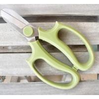 园艺修枝剪花艺剪刀家用修花修枝多肉剪盆景盆栽加厚锋利插花剪刀 军绿色