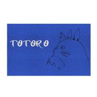 龙猫巴士门垫丝圈入门可剪裁家用门厅地垫卡通进户门口网红脚垫子 2蓝色龙猫 800MM×1200MM