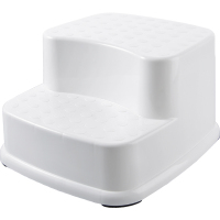 儿童垫脚凳洗手台阶宝宝踩脚椅子小板凳卫生间防滑蹲坑脚踏凳站凳 白色