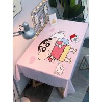 地摊布摆摊布桌布防水布书桌台布餐桌布网红茶几桌垫子防尘布创意 蜡笔小新A 长220cm宽140cm