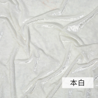 纯色布料 钻石绒加厚弹力冰花丝绒服装面料 包床头沙发布料 白色 本白色 1米价