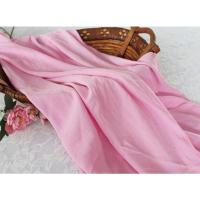 人造棉布料纯色棉绸布夏季连衣裙宝宝睡衣布服装手工素色棉绸面料 棉绸粉色一米价