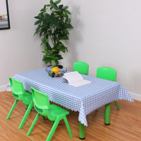 幼儿园画画专用桌布美术室绘画卡通美工区防水防油免洗学生桌布 小格A 135*200cm