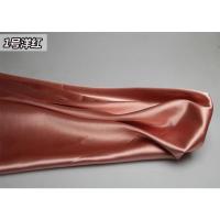 高档加厚微弹力色丁仿真丝绸缎布料汉服旗袍服装西装仿桑蚕丝面料 洋红 1号