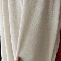 泰迪绒布料 小颗粒果粒绒针织弹力布服装毛绒玩具手工DIY玩偶面料 奶白〖半米 〗