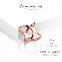 高档X丝巾扣环百搭女胸针两用方巾扣围巾扣简约奢华卡扣奢华配饰 玫瑰金1.8CM(X钛钢)