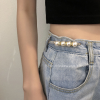 裤子腰围改小神器收腰可调节别针防走光胸针时尚百搭固定衣服配饰 复古白色胸针 单只