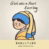 BANJiTiNO自制珍珠少女徽章胸针ins潮个性可爱日系包包装饰礼品 珍珠少女