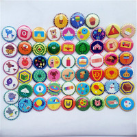 阿奇幼幼园徽章嗨道奇玩具小朋友儿童胸针第一季全集马口铁徽章20 第一季全部57个(51+6)