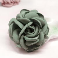 胸针气质布艺花朵韩国胸花毛衣开衫披肩扣成人别针扣装饰配女 韩绿色胸针款