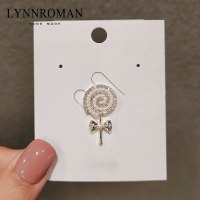 日系可爱棒棒糖 胸针ins潮少女别针防走光扣个性毛衣西装领针配饰 LY685胸针-珍珠水钻棒棒糖