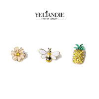 迷你防走光小胸针女开衫领口别针可爱日系胸花配饰简约百搭领针扣 特价组合如图