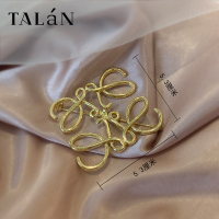 时尚防走光扣英文字母ins潮个性日系别针衣服装饰女西装毛衣胸针 交叉胸针