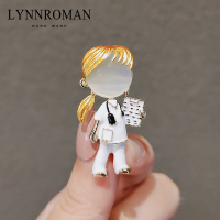 白衣天使胸针ins潮女医生个性别针防走光扣固定衣服毛衣西装扣针 LY641-白衣天使胸针-女生版