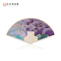 紫藤徽章学院风固定胸针个性小配饰生日礼物送女友胸针 紫藤徽章