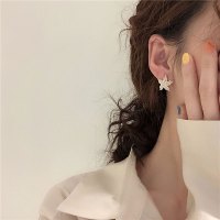 S925银针睡觉不用摘的海星星耳钉女气质韩国精致耳坠设计感耳环 银针 耳钉针款