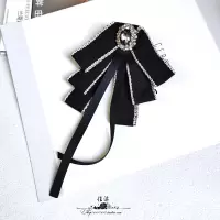 胸针领花女衬衣领装饰配饰 学院风蝴蝶结别针空姐柜台工作服领针 款式106